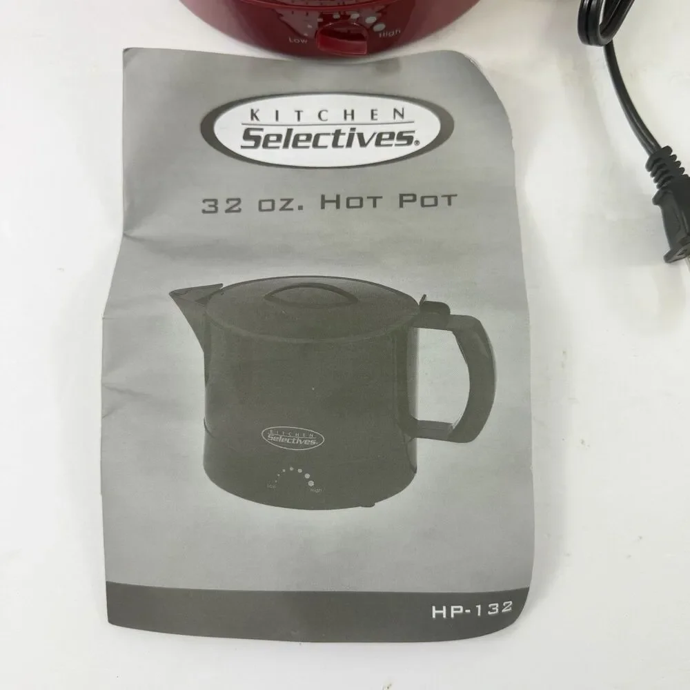 Kitchen Selective Red 32ox Hot Pot New Without Box
